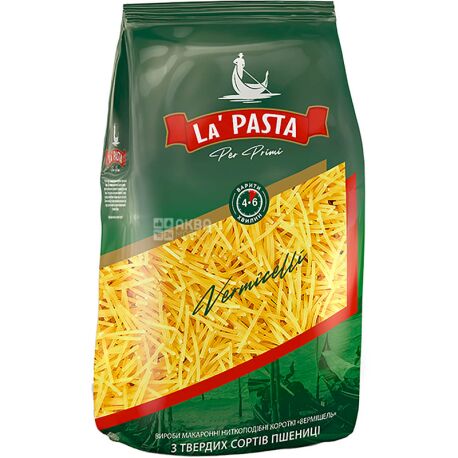 La Pasta, 0.4 kg, pasta, thin noodles