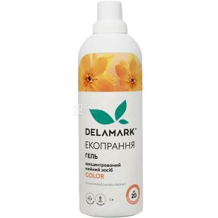 DeLaMark Color, 1 л, Гель-концентрат для стирки цветной одежды, ДеЛаМарк