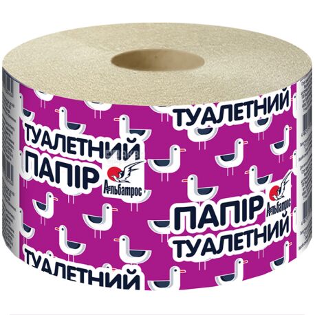 Jumbo, 100 m, toilet paper, single-layer, m / s