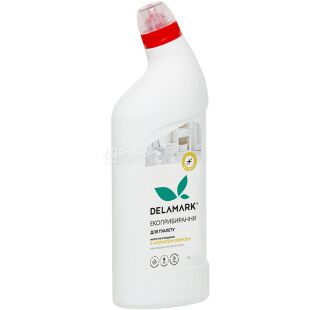 Delamark, 1 л, Засіб для миття туалету з ароматом лимона