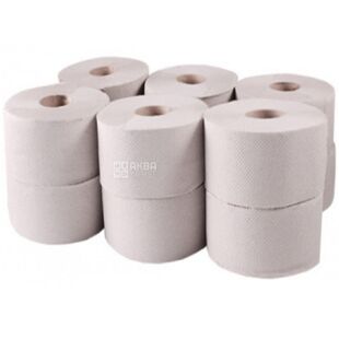 Bima, упаковок 12 шт., 12 рул., Туалетний папір Біма, 1-шарова, 45 м, в асортименті