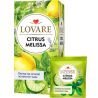 Lovare, Citrus melissa, 24 шт. х 1,5 г, Чай Ловаре травяной и зеленый с ароматом лимона