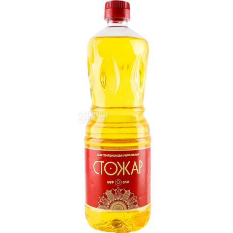 Stozhar, 0.85 l, Sunflower oil, Refined, PET
