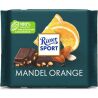 Ritter Sport, 100 г, Рітер Спорт, Темний шоколад з мигдалем і апельсином