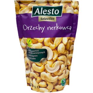 Alesto, 150 г, Алесто, Орешки кешью жареные, несоленые