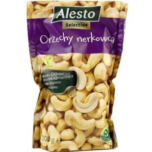 Alesto, 150 г, Алесто, Орешки кешью жареные, несоленые