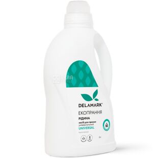 DeLaMark Universal, 2 л, Гель-концентрат для прання білого та кольорового одягу, ДеЛаМарк