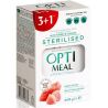 Optimeal, 4 х 85 г, Набір вологого корму для стерилізованих кішок та кастрованих котів, з індичкою та курячим філе в соусі
