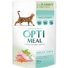 Optimeal, 85 г, Корм ​​для дорослих котів, з кроликом у морквяному желі