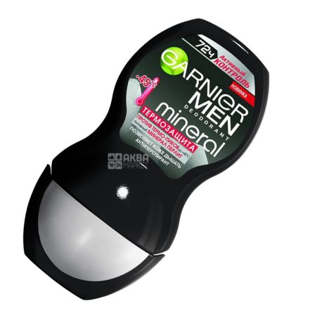 Garnier, 50 ml, deodorant, antiperspirant, roller, male, Thermal protection