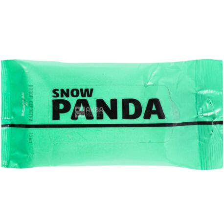 Сніжна Панда, 15 шт., Серветки вологі для рук, антимікробні, Лайм