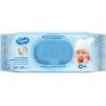 Smile Baby, 100 шт., Смайл, Серветки вологі для дітей, Ромашка та алое, з клапаном