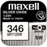 Maxell Silver Oxide 346,1.55 V, Батарейка для годинника срібно-цинкова, SR712SW