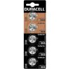 Duracell, 5 шт., 3V, Батарейка літієва, кругла, CR2025