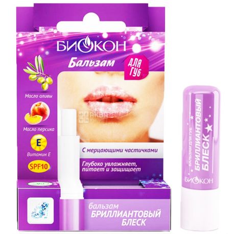 Biocon, 4.6 g, lip balm, brilliant shine