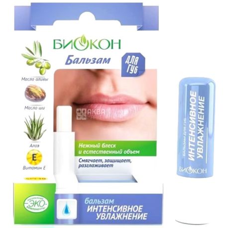 Biocon, 4.6 g, lip balm, intense moisturizing