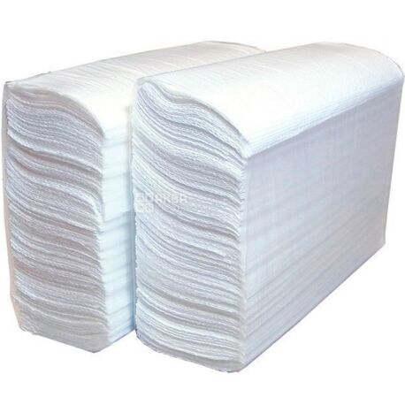 Eco point, Бумажные полотенца Экопоинт 2-х слойные, V-сложения, белые, 20 упаковок х160 шт., 21х20 см