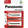 Panasonic Zinc Carbon, D, 2 шт., 1,5 V, Батарейки вугільно-цинкові, R20
