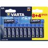 VARTA Longlife Power, АА, 12 шт.,1,5V, Батарейки алкалиновые, LR6