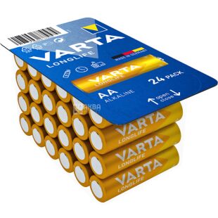 VARTA Longlife Power, АА, 24 шт., 1,5V, Батарейки алкалінові, LR6