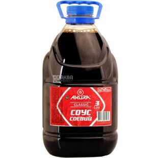 Akura, 3 л, Соус соевый, классический, ПЭТ