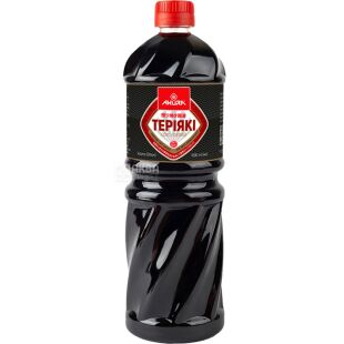 Akura, 1 л, Соєвий соус Теріякі, ПЕТ