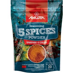Akura, 30 г, Приправа 5 специй