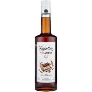 Brandbar Tiramisu, 0,7 л, Брендбар, Сироп Тірамісу, ПЕТ