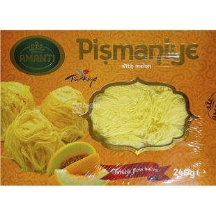 Amanti, Pishmaniye, 240 г, Восточные сладости Пишмание, со вкусом дыни