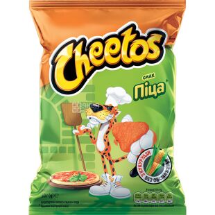 Cheetos, 50 г, Снеки кукурузные со вкусом пиццы