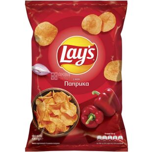 Lay's, Паприка, 120 г, Чипси картопляні