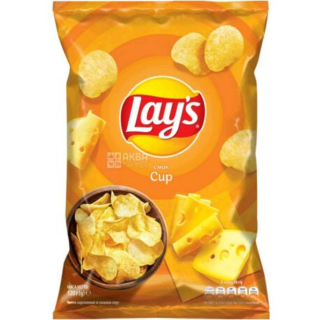 Lay's, 120 г, Чипсы картофельные, Сыр
