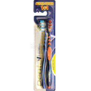Dental Total clean, 2 шт., Зубная щетка, средней жесткости