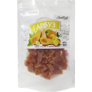 Sweet Energy Тыква вяленая со вкусом лимона, 100 г