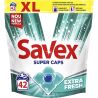 Savex, Super Caps Extra Fresh, 42 шт., Савекс, Капсулы для стирки, универсальные