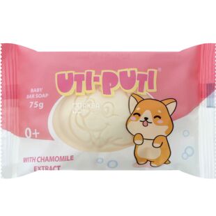 Uti-Puti, 75 г, Мило туалетне дитяче з екстрактом ромашки Уті-Путі
