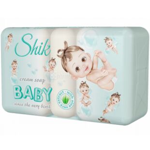 Shik, Baby, 5 шт. х 70 г, Мило дитяче з екстрактом алое вера Шик