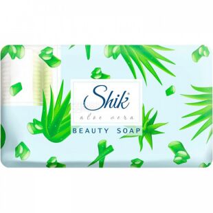 Shik, 5 шт. х 70 г, Крем-мыло брусковое с экстрактом алоэ вера Шик