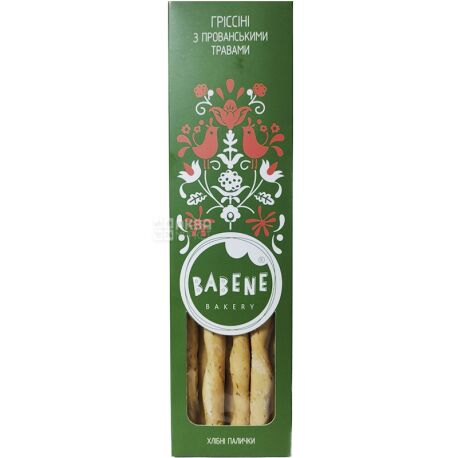 Babene, 125 g, Grissini with provencal herbs