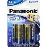 Panasonic Evolta, AA, 6 шт., 1,5V, Батарейки лужні, LR6