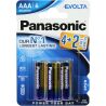 Panasonic Evolta,  АAA, 6 шт., 1,5V, Батарейки щелочные, LR03