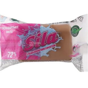 Sila, 200 г, Хозяйственное мыло с отбеливающим эффектом Сила, 72%