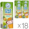 Чудо Чадо, Упаковка 18 шт. х 0,2л, Сок для детей с 6-ти месяцев Яблочный, прямого отжима, без сахара, с трубочкой