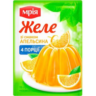 Мрия, 78 г, Желе со вкусом апельсина