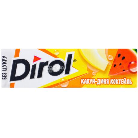 Dirol, 14 g, chewing gum, Watermelon-Melon, m / s