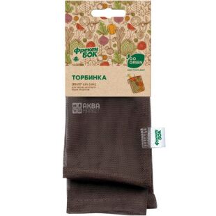 Фрекен Бок Go Green, 1 шт., Торбинка-сітка для овочів та фруктів без ручок, 30 х 37 см