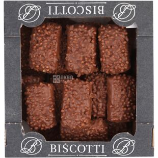 Biscotti Domenico, 500 г, Біскотті Доменіко, Печиво пісочне в шоколадній глазурі
