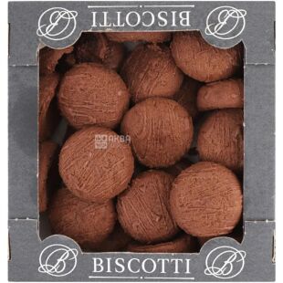 Biscotti Fondani, 500 г, Бискотти Фондани, Печенье песочное, шоколадное