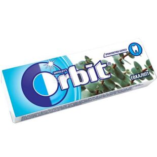 Orbit Eucalipto, 14 г, Орбит, Жевательная резинка, Эвкалипт, профилактика кариеса