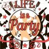 La Fleur Party, 16 шт., Салфетки столовые двухслойные, 33х33 cм